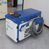 Machine de nettoyage au laser à fibre portable HJZ LASER 1500W/2000W/3000W pour le papier, le métal, le bois, l'élimination de la rouille et de la peinture