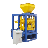 Qt4-26 semi automatique bloc de ciment fabrication de briques machines en ouganda