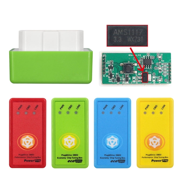 Drive Nitro Obd2 Eco Chip Tuning BOX Automotive Fuel Saver Fuel Saving Power Enhancement