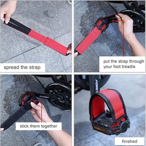 Accessoire <span class=keywords><strong>de</strong></span> vélo réglable <span class=keywords><strong>Sangle</strong></span> <span class=keywords><strong>de</strong></span> pédale <span class=keywords><strong>Sangle</strong></span> <span class=keywords><strong>de</strong></span> pédale - Product Image 5