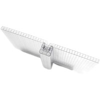 Panneau Acoustique Moderne Multifonctionnel en Polycarbonate Gaufré en Forme de U Personnalisable avec Boucle de Verrouillage pour Hôtels et Protection Solaire