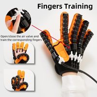 Nouveau modèle 2 mains AVC électrique personnes âgées paralysie thérapie doigt exercice main robotique gant AVC dispositif de réadaptation