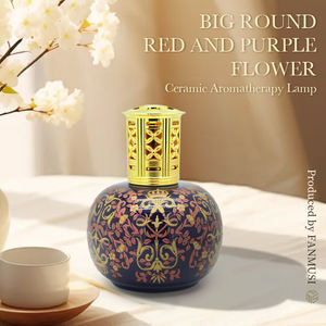 Parfum léger parfumé à la maison en céramique compatible avec l'huile essentielle <span class=keywords><strong>Berger</strong></span> avec cadeau d'arôme de rose - Product Image 2