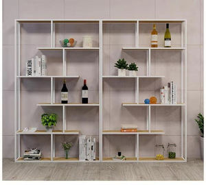 Estantería de exhibición de hierro forjado, estante de partición de suelo, sala de estar, multicapa, adornos simples, almacenamiento para porche - Product Image 6