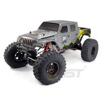 RGT 18100 2.4 Coche Teledirigido Todoterreno RTR 1:10 Eléctrico 4WD Bigfoot de Escalada 6 Canales con Control por App, Cable USB y Alcance de 100m