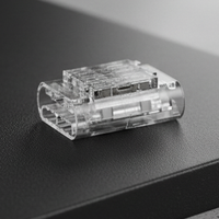 Connecteur d'alimentation transparent à 3 broches sans outil pour boîtier PC, connexion à sertir avec fil 22AWG, 300V 1.5-5.0A, épissure fiable, prix de gros