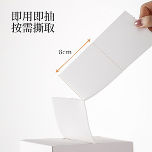 FaSoLa Point Break <b>Magic</b> <b>Sponge</b> Rectangle White Kitchen <b>Cleaning</b> Dishwashing Pad - Product Image 2