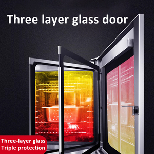 อุปกรณ์ครัวสำหรับธุรกิจ  เตาอบไอน้ำสเต็ก 10 ถาด/เตาอบคอมบิสเตมเปอร์/เตาอบจัสต้า สำหรับร้านอาหาร - Product Image 3