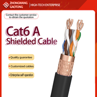 Cable Cat6 SFTP con Doble Blindaje para Automatización Industrial, Alta Inmunidad a EMI, Cable Cat6 con Doble Blindaje para Fábrica