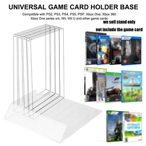 Support de rangement pour cartes de jeu et CD, transparent, pour PS2, PS3, PS4, <span class=keywords><strong>PS5</strong></span>, PlayStation, base de présentation pour cartouches de jeu - Product Image 4