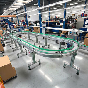 내구성 있는 100kg PVC 컨베이어 벨트 100mm 조절 가능 빠른 건조 간편 세척 내열성 Ouke 220V 병 컨베이어 - Product Image 6