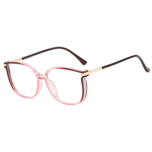 Vente chaude femmes montures de lunettes Multi couleur léger grand cadre <span class=keywords><strong>bleu</strong></span> lumière bloquant optique lunettes cadre pour dames - Product Image 2