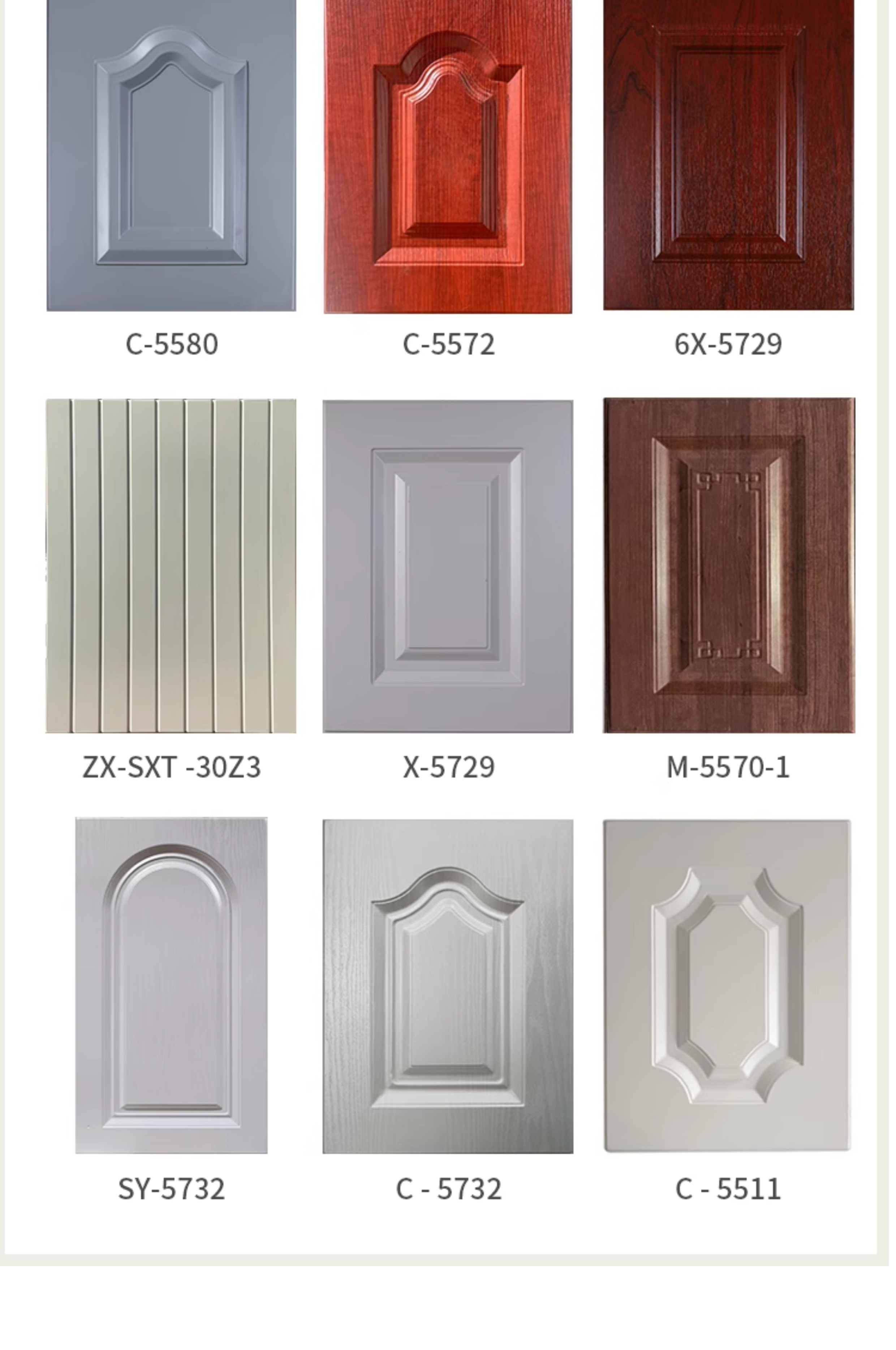 Custom Blister Cabinet Door for Living Room Personalized Glass PET