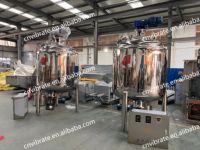 VBJX Mélangeur industriel de grand rouge à lèvres cosmétique Agitateur de savon liquide chimique Réservoir de mélange et distributeur Machine à fabriquer 1000l