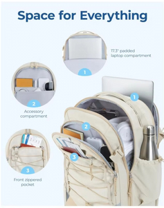Sac à dos de voyage d'affaires approuvé par les compagnies aériennes de <span class=keywords><strong>17</strong></span> <span class=keywords><strong>pouces</strong></span>, sac à dos de week-end, sac à dos de sport, sac à dos imperméable pour ordinateur <span class=keywords><strong>portable</strong></span> - Product Image 4