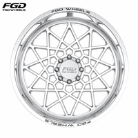 Roue en alliage T6061 de 20, 24, 26, 28, 30 pouces, motif multi-vis 8x165.1, roue forgée pour les séries F-250/F-350