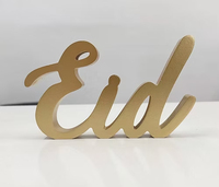 Prix de gros Nicro, artisanat en bois du Ramadan, cadeaux religieux islamiques, décoration de table pour fête musulmane, décoration en bois Eid Mubarak
