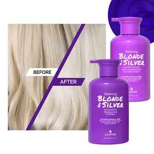 LUXLISS Color Protection Purple Shampooing Soin quotidien pour les cheveux blonds Protecteur de couleur Remove Yellow Salon Professional Shampoo