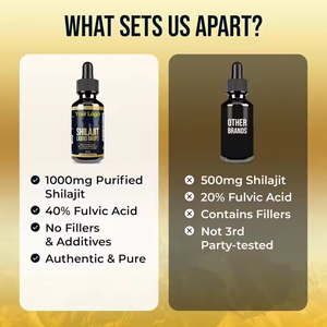 Oem פרטי תווית תוסף טבעי טבעי himalayan shilajit טיפה חומצה pulvic - Product Image 2