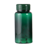 Contenant pour compléments alimentaires en PET, bouteille en plastique vide pour médicaments solides, capsules, vitamines, pilules, avec bouchon CRC