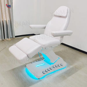Gran oferta, cama de belleza blanca, mesa de masaje con 3 motores, silla Facial eléctrica ajustable en altura, cama de masaje para Spa de belleza - Product Image 3