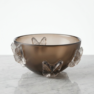 Cuenco Redondo de Vidrio con Diseño de Animales, Adornos de Mariposas de Cristal, Estilo Art Deco, Hecho a Mano, Decoración para el Hogar, Decoración de Mesa para Pascua y Bodas - Product Image 1