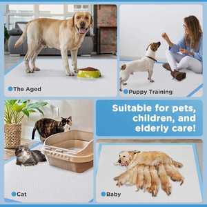Grand format 60*90CM, tapis d'apprentissage pour chiots, absorbants et anti-fuites, 6 couches, jetables, de haute qualité - Product Image 5