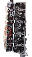 Pièces de rechange pour culasse de moteur diesel 4JG2 4JB1 4JB1T pour modèles Isuzu Pickup Trooper