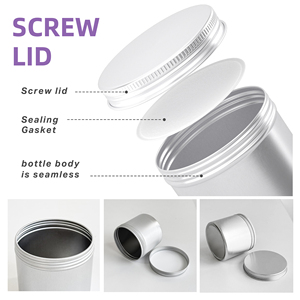 Durable Aluminum Pill Jar | Professional Supplement Jar Packaging for Vitamin Gummies - Product Image 2