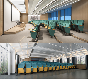 Silla de auditorio Asientos de cine comerciales baratos Silla de cine con portavasos Asientos de teatro en casa Muebles de teatro - Product Image 4