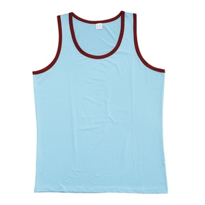 Eleva tus atuendos casuales con estas camisetas sin mangas para hombre, modernas, tejidas, 100% algodón, de secado rápido y transpirables - Product Image 1