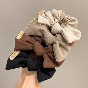 Mode Japonaise Coréenne : Grands Chouchous, Élastiques à <span class=keywords><strong>Cheveux</strong></span>, Attaches-queue de Cheval en Chiffon Nœud Papillon, Chouchous Ours, Liens à <span class=keywords><strong>Cheveux</strong></span> - Product Image 5