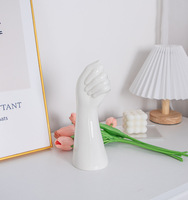 Vase en céramique de style nordique fait main, composition florale moderne et créative, décoration pour la maison et le bureau, ornement de salon, ensembles cadeaux
