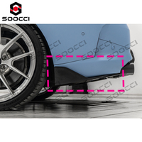 Kit de séparateurs latéraux de pare-chocs arrière en fibre de carbone sèche TAKD, finition brillante, pour BMW G42 M240i 2023-2025