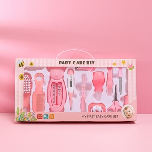 Kit portatile 13 in 1 per la cura e l'igiene del bambino, set completo per la cura del neonato, set sicuro per la manicure dei bambini per casa e viaggi - Product Image 4