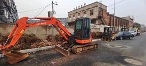 Excavateur HITACHI ZX50U d'occasion, économe en énergie et respectueux de l'environnement avec moteur central, moteur, boîte de vitesses, composants d'engrenage - Product Image 3