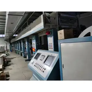Yüksek kalite maliyeti rotogravür baskı makinesi 8 renk alüminyum folyo gravür baskı makinesi üreticileri