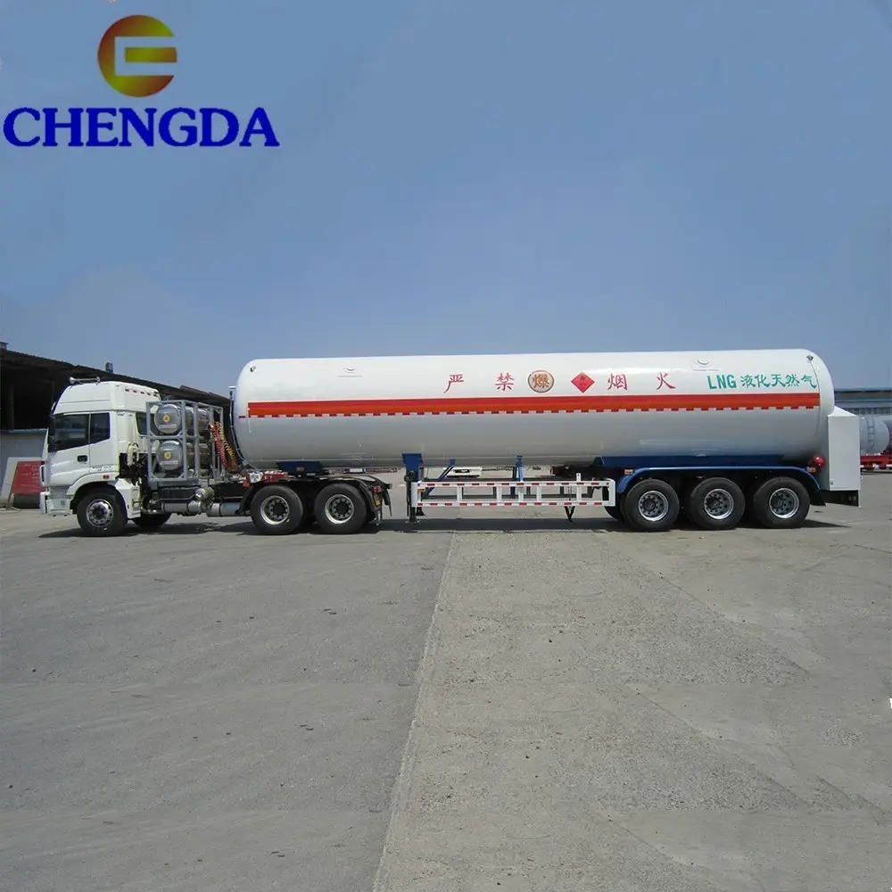 중국 제조 업체 사용 LPG 가스 탱크 세미 트레일러 가격