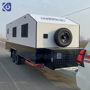 รถพ่วงคาราวาน CAMPTRL แบบออฟกริด พร้อมถังน้ำจืดขนาดใหญ่ ฝักบัวภายนอก และระบบควบคุมระยะไกล - Product Image 2