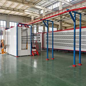 Línea de Recubrimiento Electrostático Automático Galin con Cabina de Pulverización, <span class=keywords><strong>Horno</strong></span> de Curado <span class=keywords><strong>y</strong></span> Transportador <span class=keywords><strong>para</strong></span> Perfiles de Aluminio <span class=keywords><strong>y</strong></span> Piezas Metálicas CE - Product Image 2