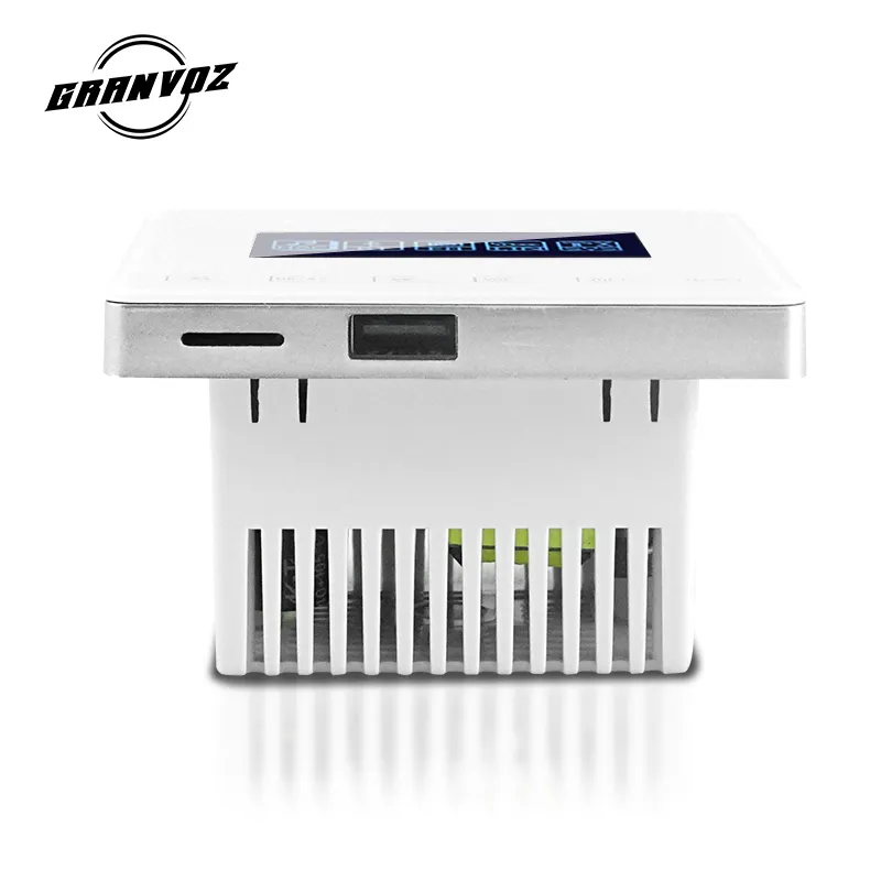 Amplificateur mural audio stéréo Bluet ooth avec écran tactile de 2.8 pouces pour la musique de fond multi-pièces