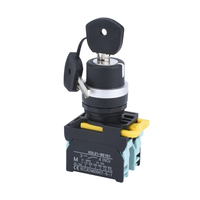 Interrupteur à bouton poussoir en plastique certifié CE RoHS, sécurité IP64, boutons poussoirs 8 mm, bouton poussoir IP67 pour le marché international standard