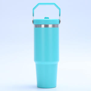 Tasse de voiture isolée en acier inoxydable 30oz transfrontalière moderne tasse de paille extérieure portable de grande capacité technologie sous vide en gros - Product Image 6