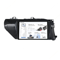 DUDUAUTO Convient pour Toyota Hilux 2015-2020, écran multimédia de voiture Android modifié, navigation Bluetooth, Car-play, écran de recul