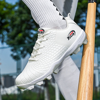 Chaussures de baseball personnalisées en gros, respirantes, à crampons texturés, pour l'entraînement sportif en extérieur et le softball