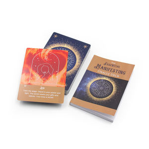 Jeu de tarot personnalisé Cartes de bien-être fondées sur l'affirmation manifeste Cartes de <span class=keywords><strong>psychologie</strong></span> Cartes flash en PVC pour la santé mentale - Product Image 5