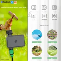 Smart Home Batería IOS Plástico Jardín Riego Válvula de agua Barra OLED para Tuya App Control Aspersor Temporizador Riego automático