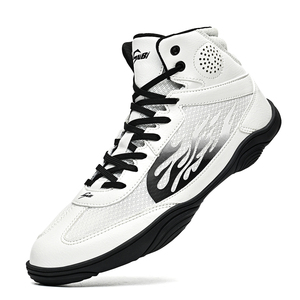 Calzado <span class=keywords><strong>de</strong></span> <span class=keywords><strong>Boxeo</strong></span> <span class=keywords><strong>de</strong></span> <span class=keywords><strong>Primera</strong></span> Calidad, Diseñado a Medida, Resistente al Desgaste y Antideslizante para Hombres y Mujeres, Apto para Entrenamiento <span class=keywords><strong>de</strong></span> Lucha - Product Image 4