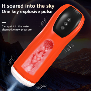 Masturbatore Maschile Telescopico con Vibrazione per Uomini, Ricaricabile USB, Giocattolo Sessuale Automatico con Controllo del Rumore, Articoli per Adulti - Product Image 4