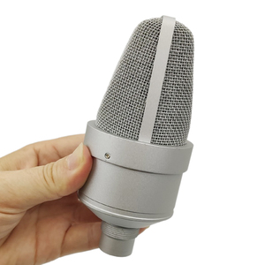 Carcasa de Micrófono de Condensador Metálica Plateada Mate de Alta Calidad al por Mayor, Personalizada, para Micrófono <span class=keywords><strong>TLM</strong></span> <span class=keywords><strong>102</strong></span> - Product Image 2
